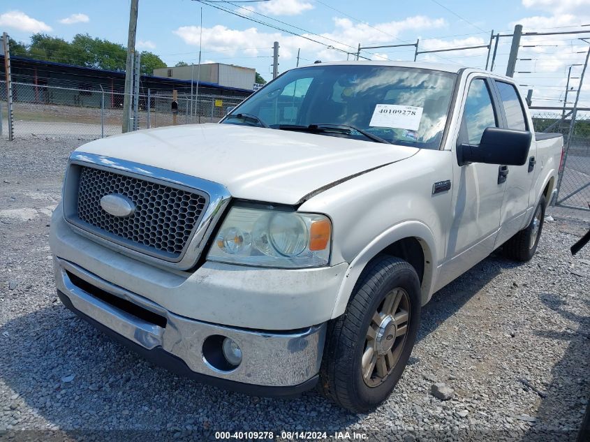 2007 Ford F-150 Lariat/Xlt VIN: 1FTPW12V17FA49291 Lot: 40109278
