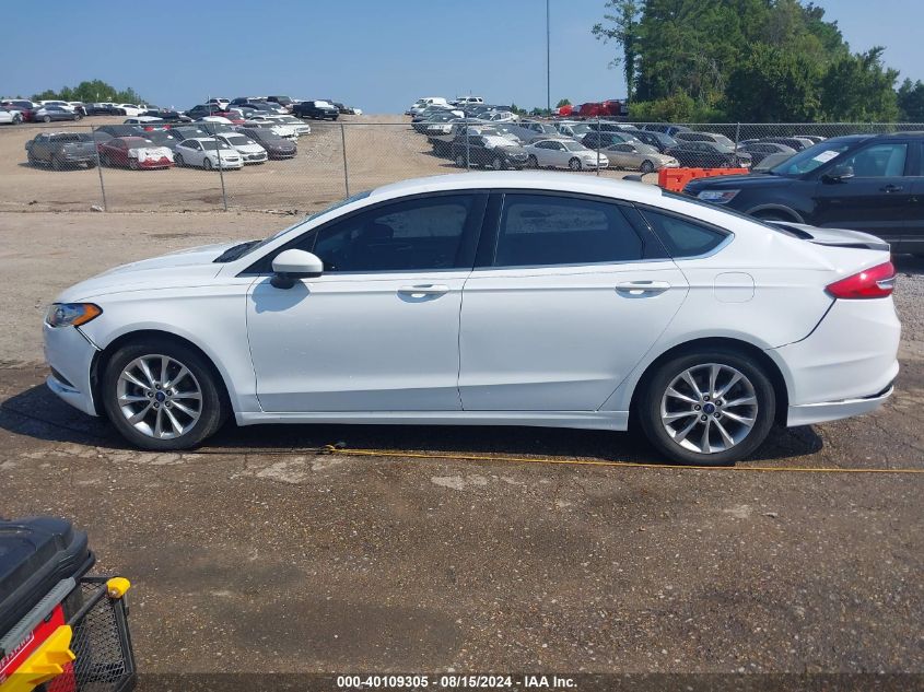 2017 Ford Fusion Se VIN: 3FA6P0HD6HR262152 Lot: 40109305