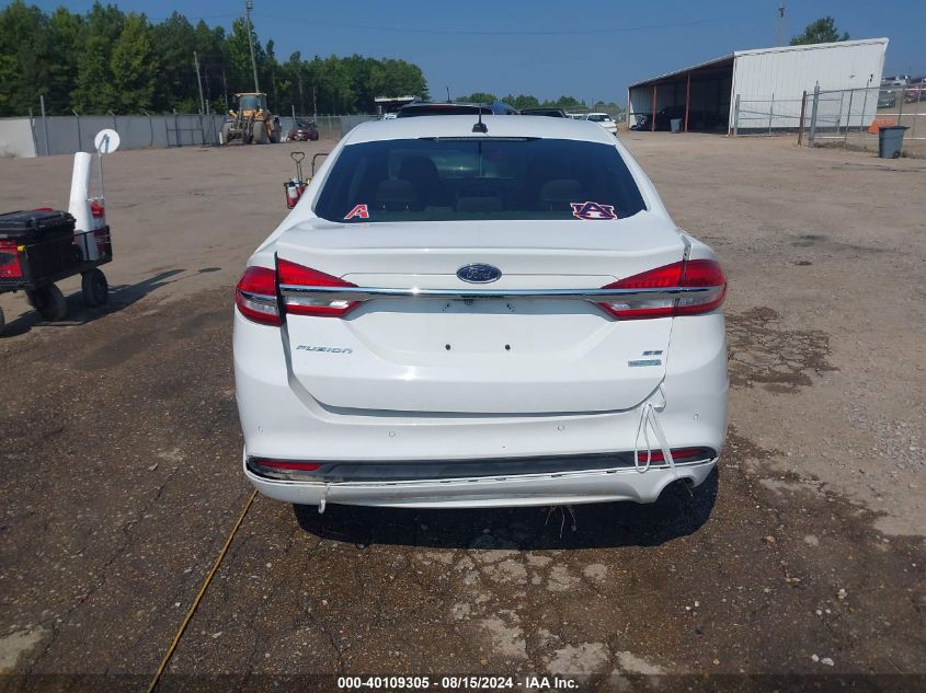 2017 Ford Fusion Se VIN: 3FA6P0HD6HR262152 Lot: 40109305