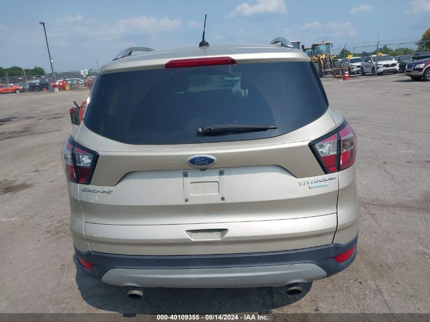 2017 Ford Escape Titanium VIN: 1FMCU0JD1HUD26943 Lot: 40109355