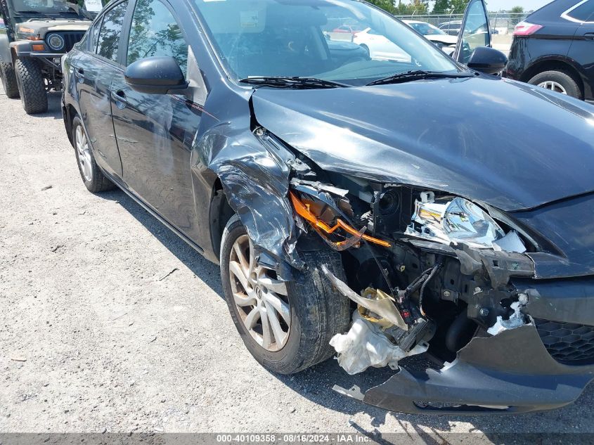 2012 Mazda Mazda3 I Touring VIN: JM1BL1V70C1687037 Lot: 40109358