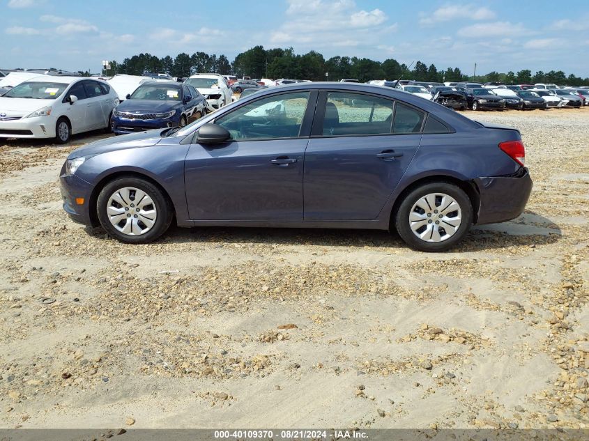 2013 Chevrolet Cruze Ls Auto VIN: 1G1PA5SH4D7227869 Lot: 40109370