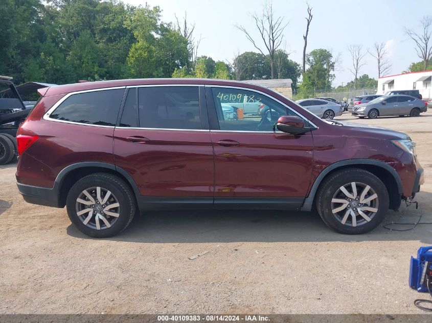 2020 Honda Pilot Awd Ex-L VIN: 5FNYF6H57LB010745 Lot: 40109383