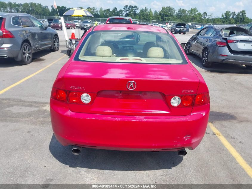 2005 Acura Tsx VIN: JH4CL96935C021007 Lot: 40109414