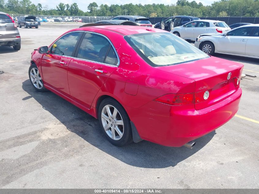 2005 Acura Tsx VIN: JH4CL96935C021007 Lot: 40109414