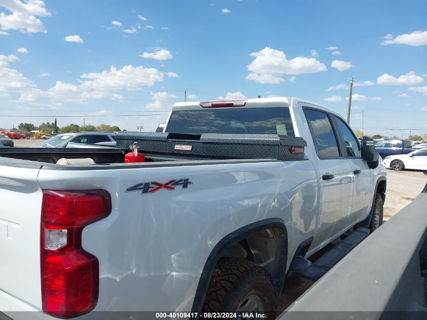 2021 Chevrolet Silverado 2500Hd 4Wd Standard Bed Wt VIN: 1GC1YLE77MF281544 Lot: 40109417