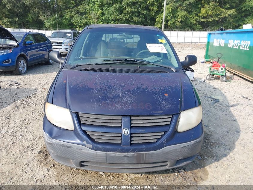 2005 Dodge Caravan Se VIN: 1D4GP25E15B347099 Lot: 40109418