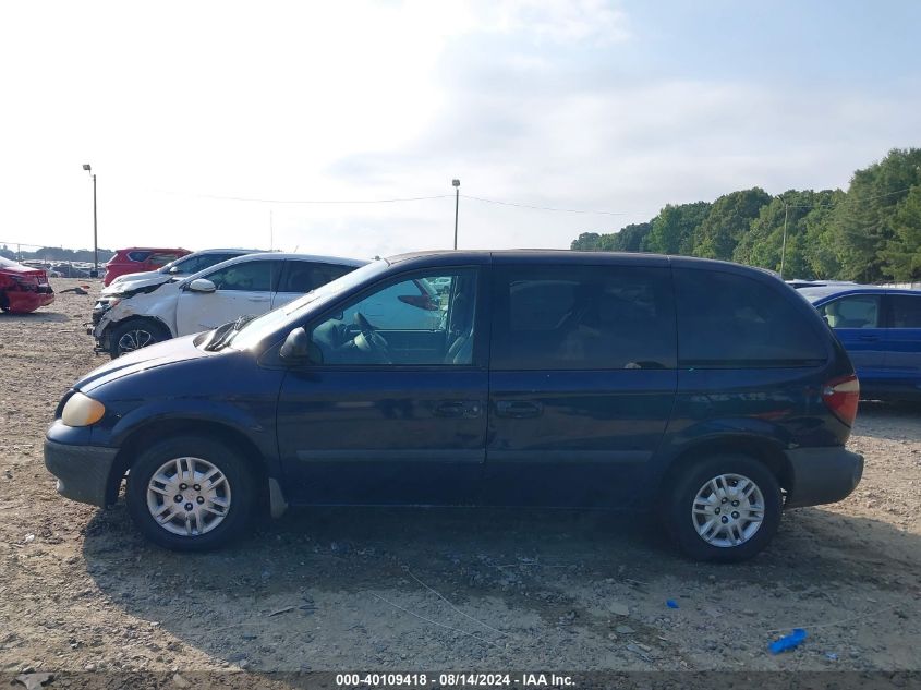 2005 Dodge Caravan Se VIN: 1D4GP25E15B347099 Lot: 40109418