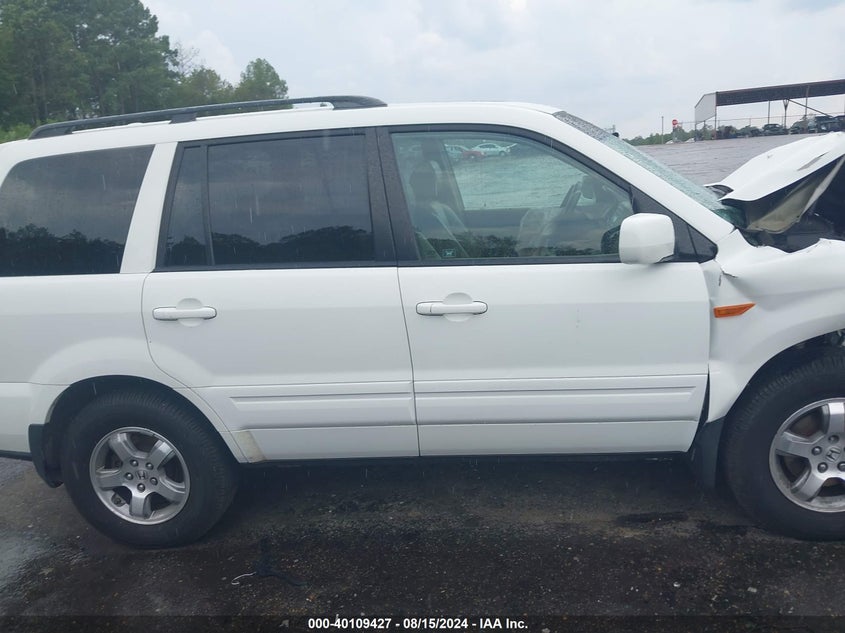2008 Honda Pilot Ex-L VIN: 5FNYF28528B001760 Lot: 40109427