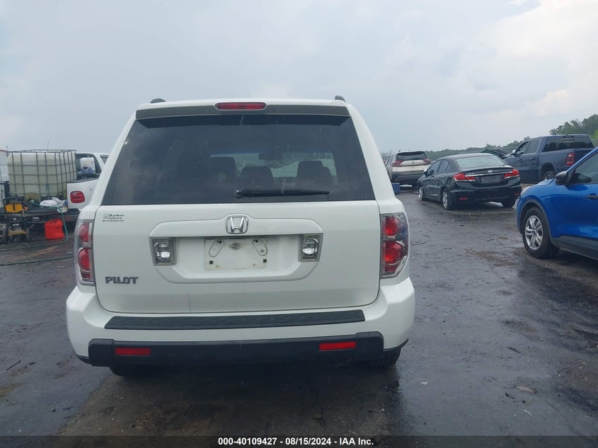 2008 Honda Pilot Ex-L VIN: 5FNYF28528B001760 Lot: 40109427