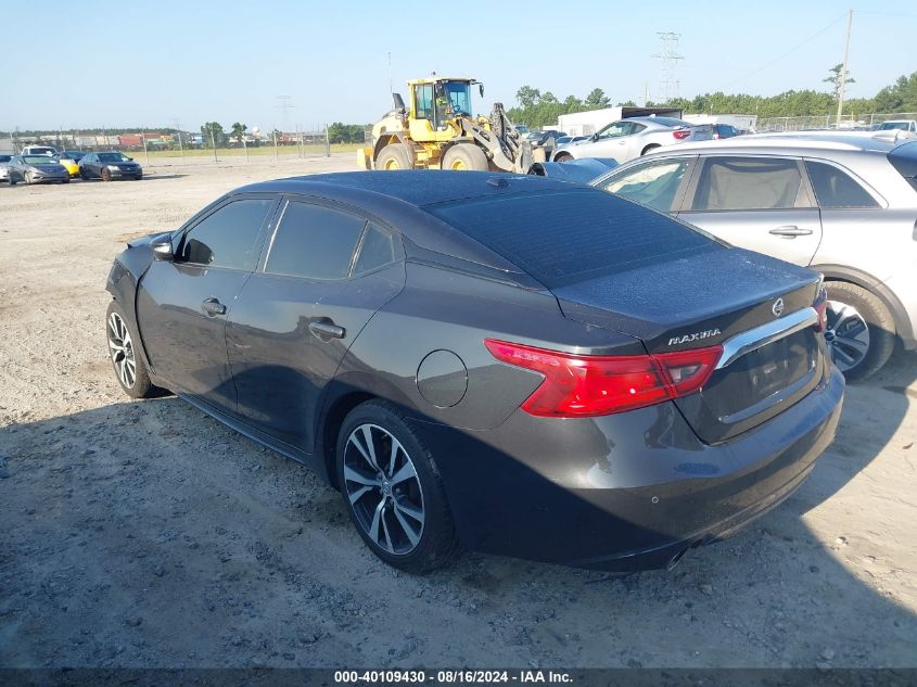 2017 Nissan Maxima 3.5 Sv VIN: 1N4AA6AP9HC407444 Lot: 40109430