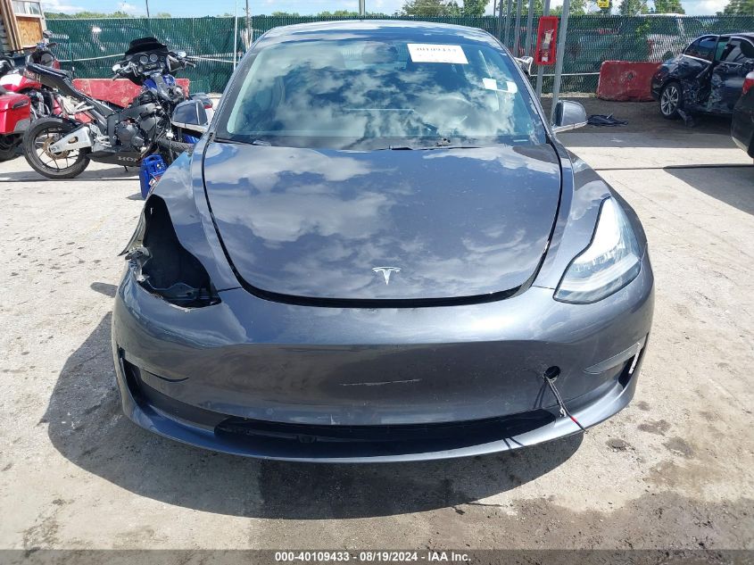 2019 Tesla Model 3 Long Range/Performance VIN: 5YJ3E1EBXKF510150 Lot: 40109433