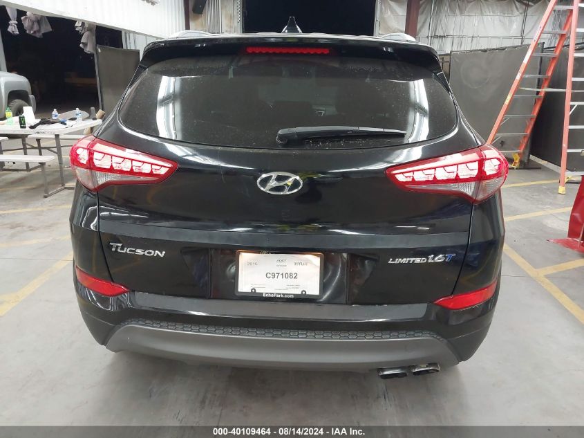 2016 Hyundai Tucson Limited VIN: KM8J33A28GU247696 Lot: 40109464