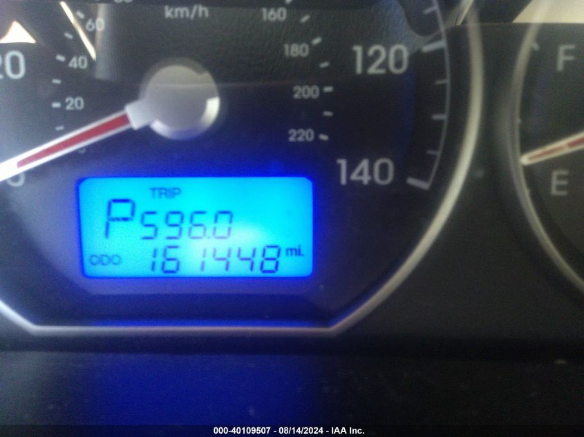 2011 Hyundai Santa Fe Gls V6 VIN: 5XYZGDAG4BG012199 Lot: 40109507