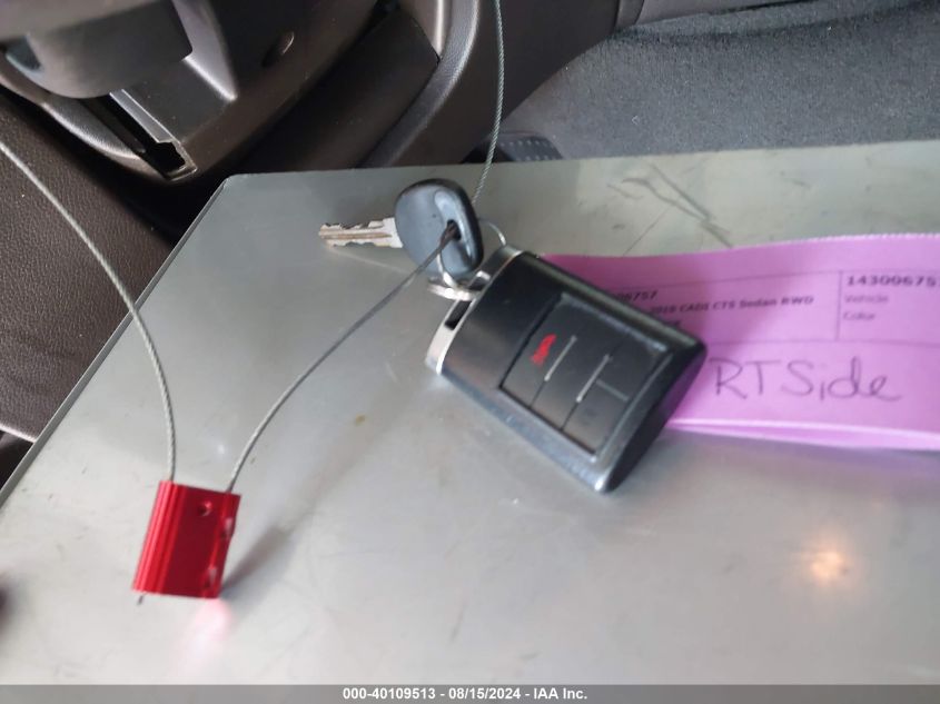 2010 Cadillac Cts Standard VIN: 1G6DA5EG9A0134706 Lot: 40109513