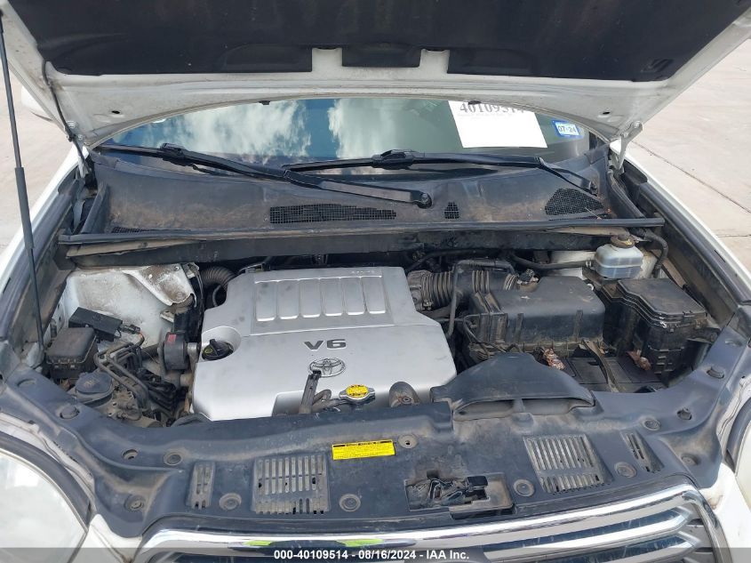 2010 Toyota Highlander Limited V6 VIN: JTEYK3EH0A2102154 Lot: 40109514