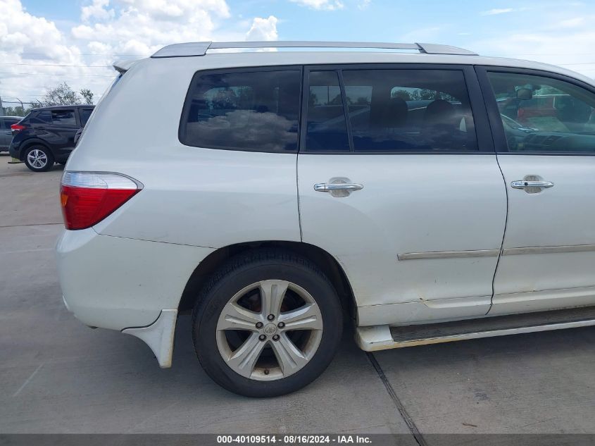 2010 Toyota Highlander Limited V6 VIN: JTEYK3EH0A2102154 Lot: 40109514