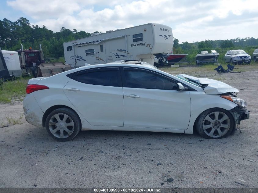 2012 Hyundai Elantra Limited VIN: 5NPDH4AE6CH103880 Lot: 40109593