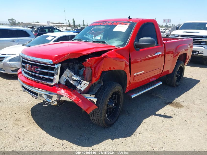 2013 GMC Sierra 1500 Sle VIN: 1GTN1VE07DZ109405 Lot: 40109616