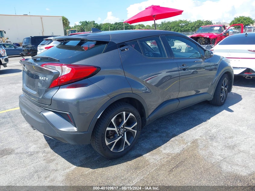 VIN NMTKHMBX4JR013849 2018 TOYOTA C-HR XLE PREMIUM