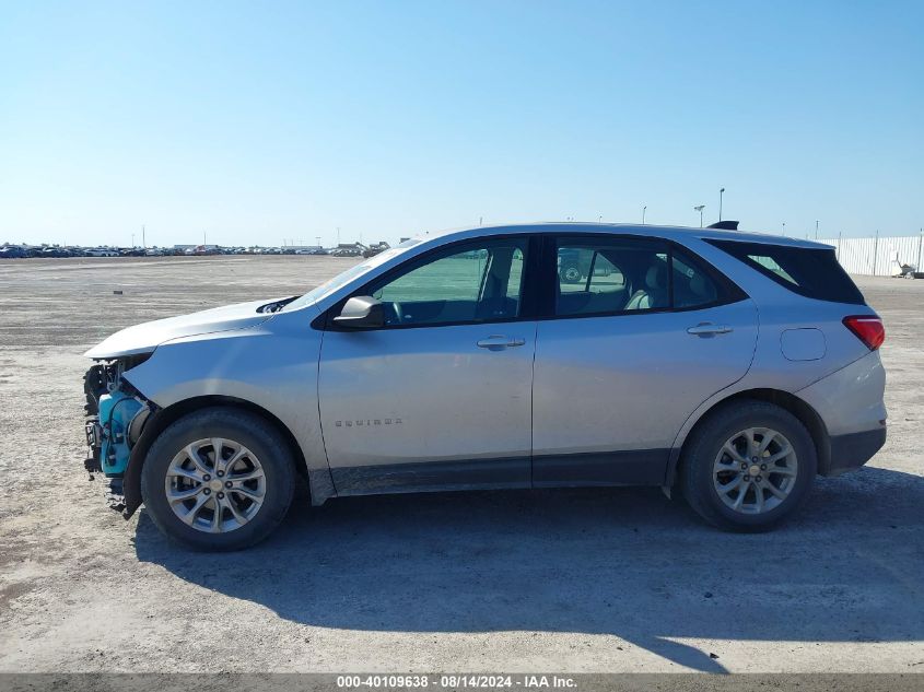 2018 Chevrolet Equinox Ls VIN: 3GNAXHEV8JL101933 Lot: 40109638