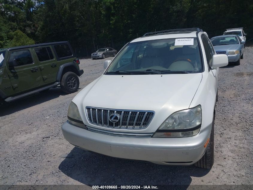 2002 Lexus Rx 300 VIN: JTJGF10U620130628 Lot: 40109665