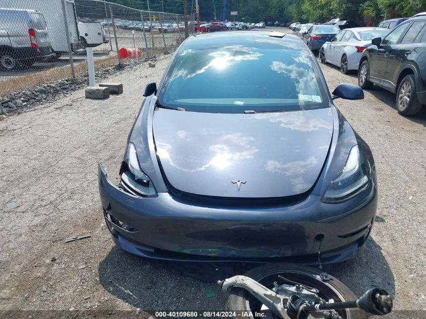 2021 Tesla Model 3 Long Range Dual Motor All-Wheel Drive VIN: 5YJ3E1EB7MF999089 Lot: 40109680