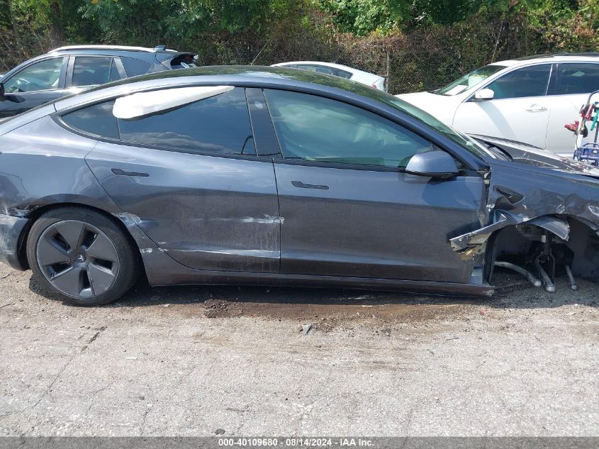 2021 Tesla Model 3 Long Range Dual Motor All-Wheel Drive VIN: 5YJ3E1EB7MF999089 Lot: 40109680