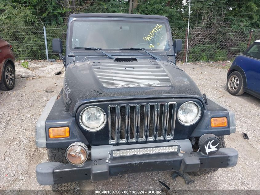 2002 Jeep Wrangler X VIN: 1J4FA39SX2P765685 Lot: 40109756