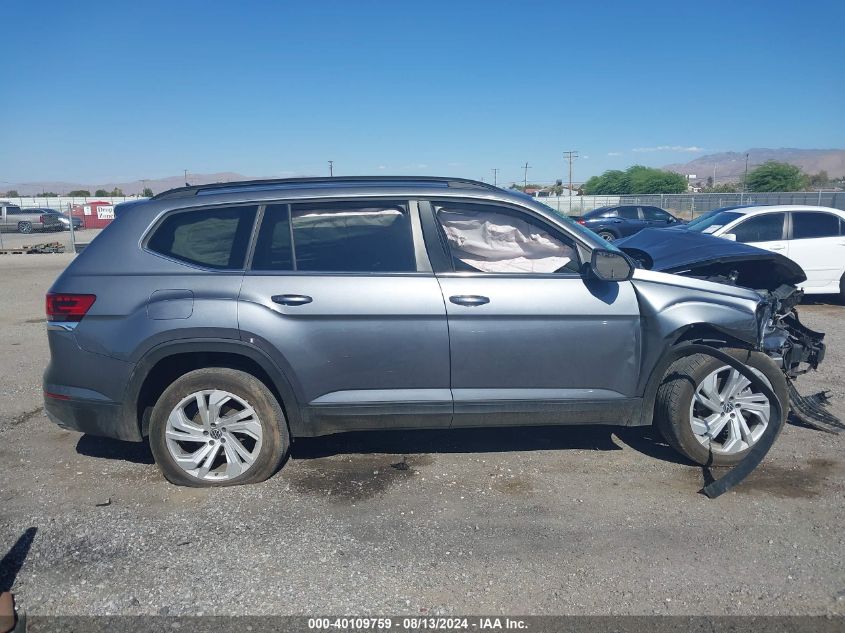 2021 Volkswagen Atlas 3.6L V6 Se W/Technology VIN: 1V2HR2CA1MC568382 Lot: 40109759