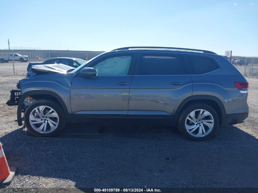 2021 Volkswagen Atlas 3.6L V6 Se W/Technology VIN: 1V2HR2CA1MC568382 Lot: 40109759