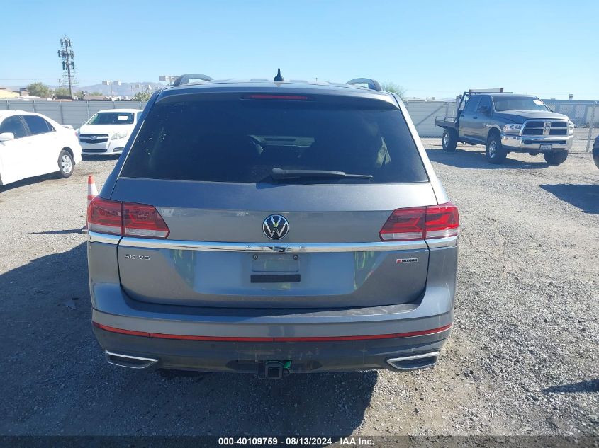 2021 Volkswagen Atlas 3.6L V6 Se W/Technology VIN: 1V2HR2CA1MC568382 Lot: 40109759