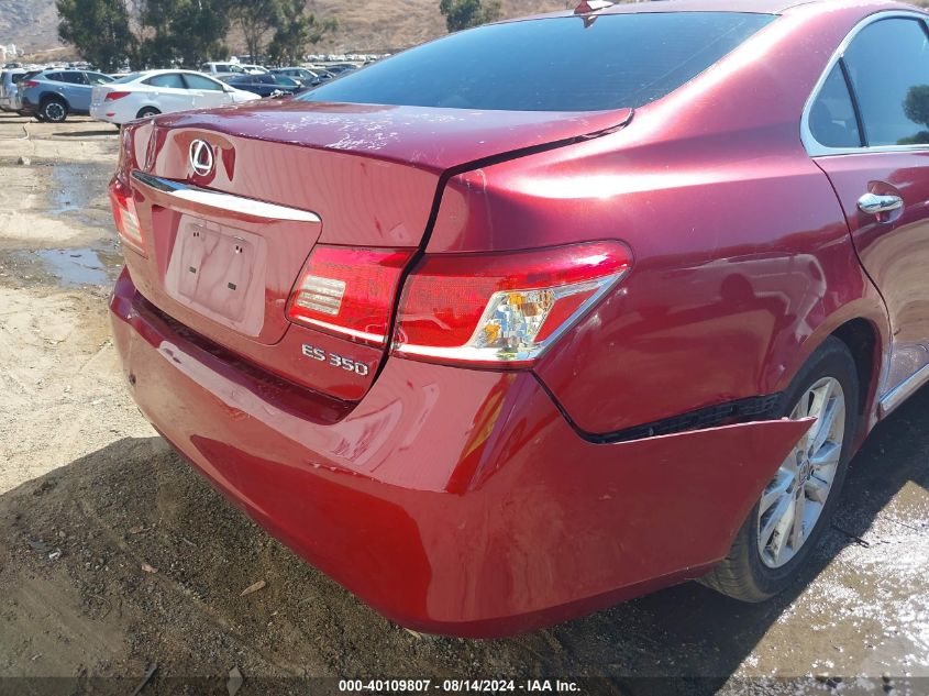 2012 Lexus Es 350 VIN: JTHBK1EG5C2498847 Lot: 40109807