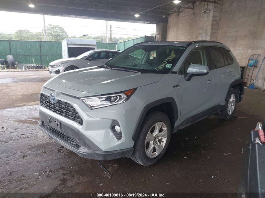 VIN JTMR6RFV7LD005304 2020 TOYOTA RAV4 HYBRID XLE