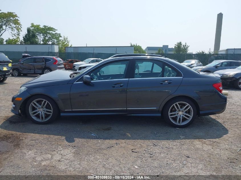 2013 Mercedes-Benz C 300 Luxury 4Matic/Sport 4Matic VIN: WDDGF8AB1DR242430 Lot: 40109833