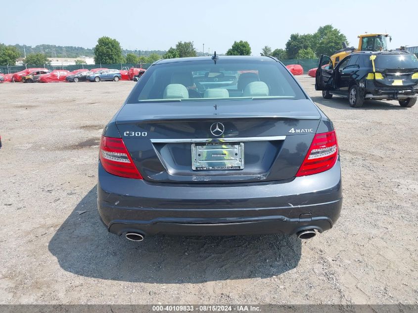 2013 Mercedes-Benz C 300 Luxury 4Matic/Sport 4Matic VIN: WDDGF8AB1DR242430 Lot: 40109833