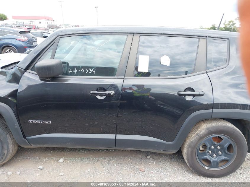 2020 Jeep Renegade Sport Fwd VIN: ZACNJAAB1LPL14065 Lot: 40109853