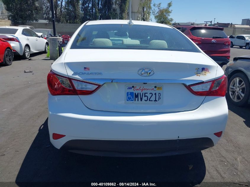 2014 Hyundai Sonata Gls VIN: 5NPEB4AC3EH920764 Lot: 40109862