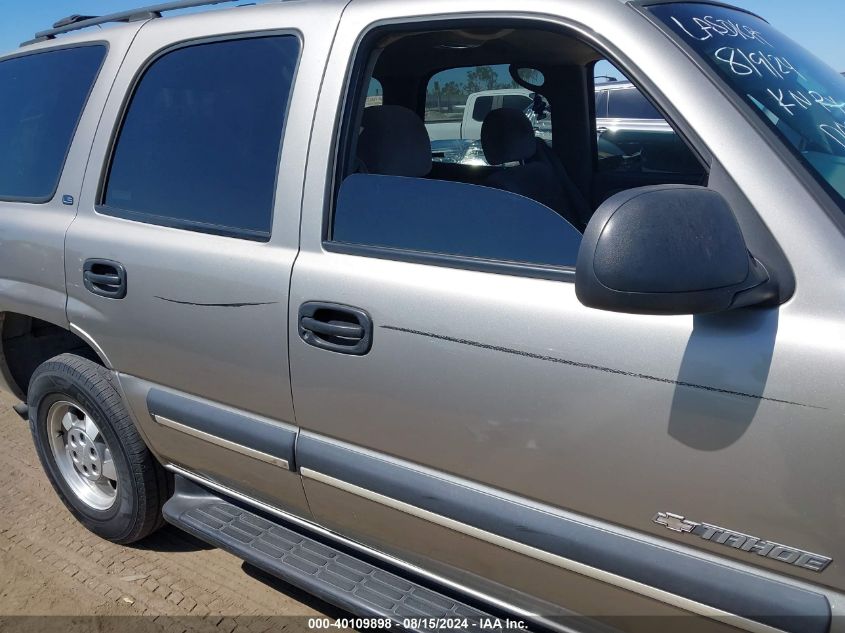 2002 Chevrolet Tahoe Ls VIN: 1GNEC13V92R163679 Lot: 40109898