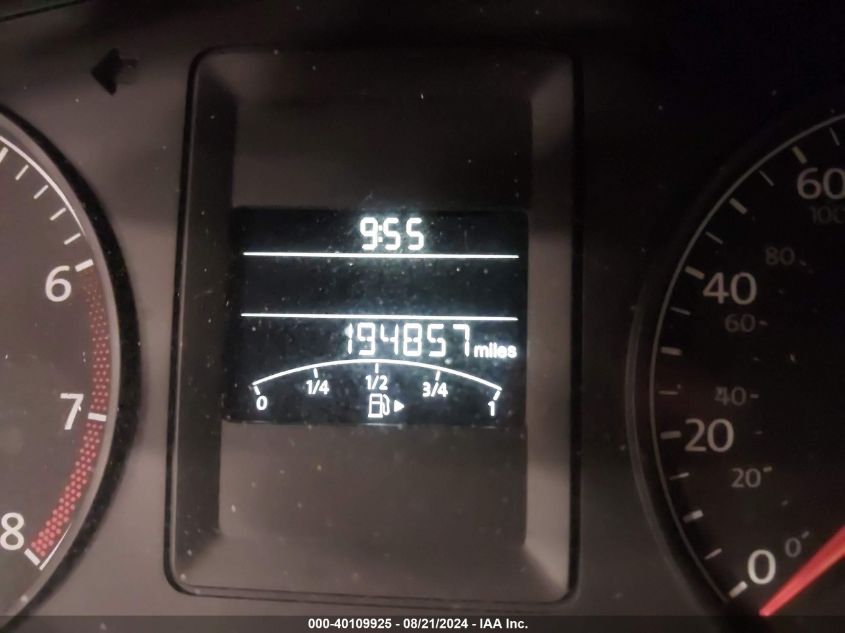2011 VOLKSWAGEN JETTA VIN: 3VWDZ7AJ3BM371433