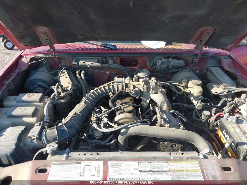 1998 Ford Ranger Splash/Xl/Xlt VIN: 1FTYR10C8WUB82511 Lot: 40109936