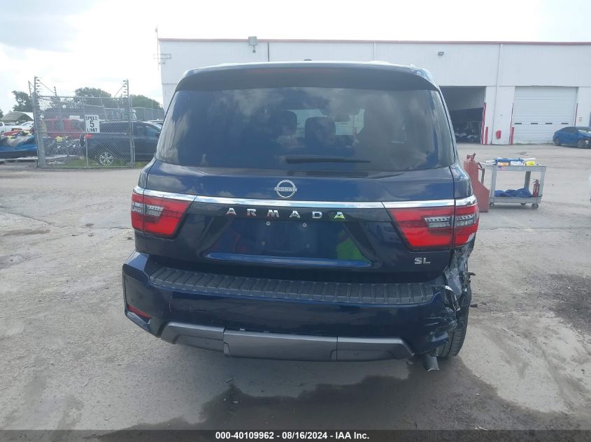 2022 Nissan Armada Sl 4Wd VIN: JN8AY2BD1N9677140 Lot: 40109962