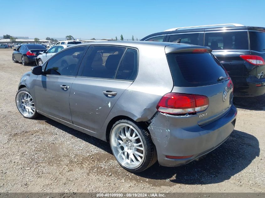 2011 Volkswagen Golf Tdi 4-Door VIN: WVWDM7AJ5BW181943 Lot: 40109990