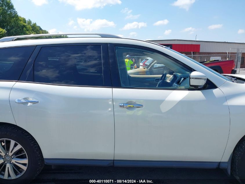 2018 Nissan Pathfinder Sl VIN: 5N1DR2MM5JC625179 Lot: 40110071