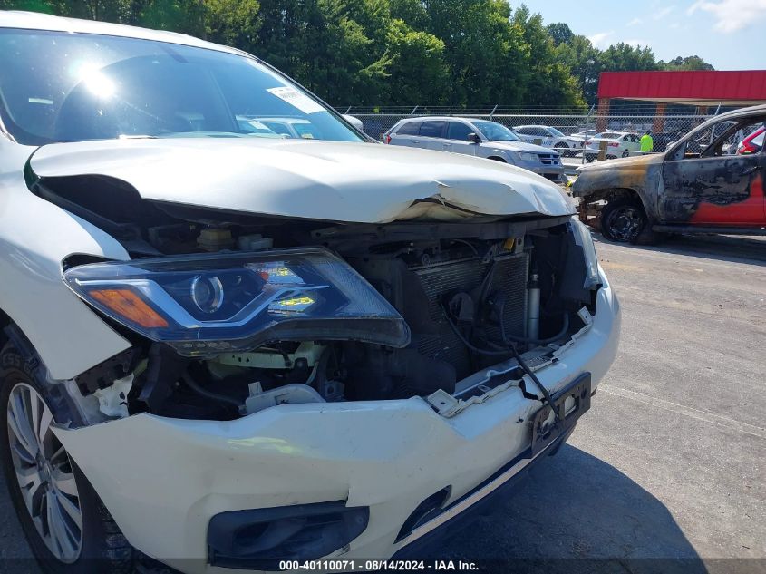 2018 Nissan Pathfinder Sl VIN: 5N1DR2MM5JC625179 Lot: 40110071