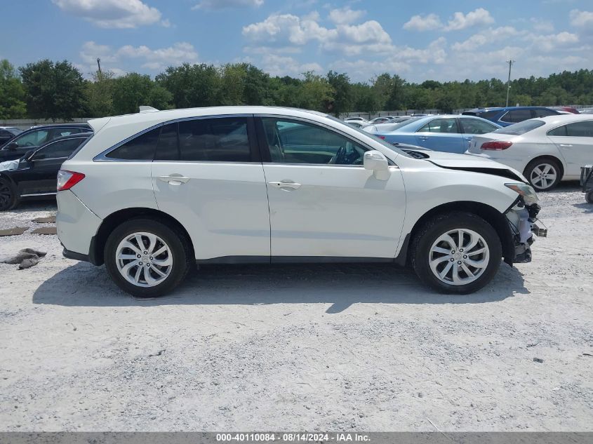 2016 Acura Rdx Acurawatch Plus Pkg VIN: 5J8TB3H32GL016539 Lot: 40110084