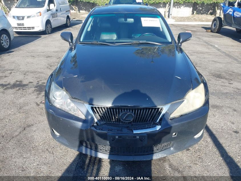 2009 Lexus Is 250 VIN: JTHBK262095087470 Lot: 40110093