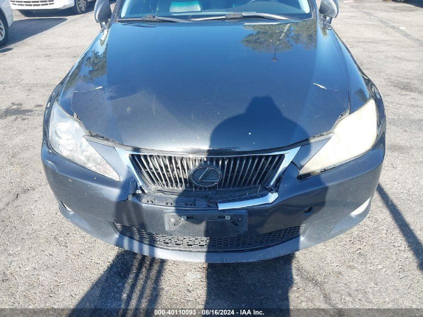 2009 Lexus Is 250 VIN: JTHBK262095087470 Lot: 40110093