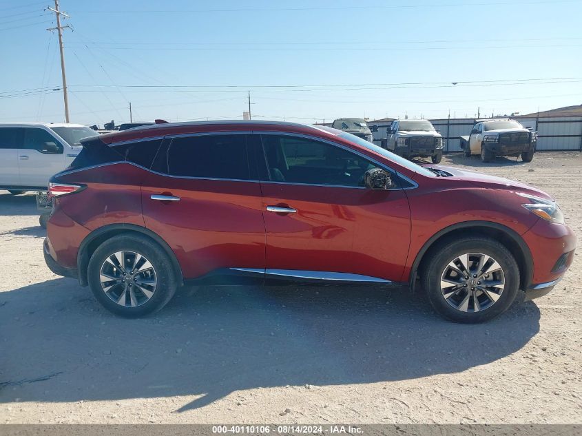 2018 Nissan Murano Sl VIN: 5N1AZ2MGXJN160660 Lot: 40110106