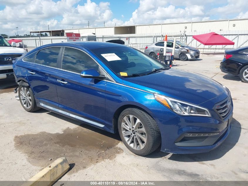 2015 Hyundai Sonata Sport VIN: 5NPE34AF1FH047248 Lot: 40110119